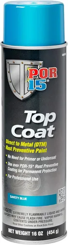 Vista 11 de Pintura en aerosol, color gris 16 POR-15 46618 de Top Coat