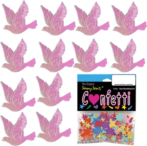 Vista 3 de Confeti Dove Iridescent - Paquete al por menor #8791 QS0