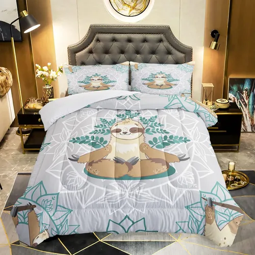 Vista 18 de Ailonen Juego de ropa de cama para videojuegos, tamaño Queen, edredón de 3 piezas y 2 fundas de almohada con tema de control de videojuegos