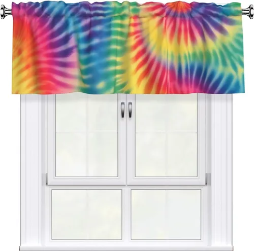 Vista 17 de SWEET TANG Kitchen Curtains for Window with Rod Pocket 18 x 54 Inches Compatible with Funny Cute Yorkies