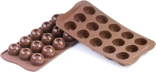 Vista 7 de Silikomart Molde de silicona para chocolate fácil, flores