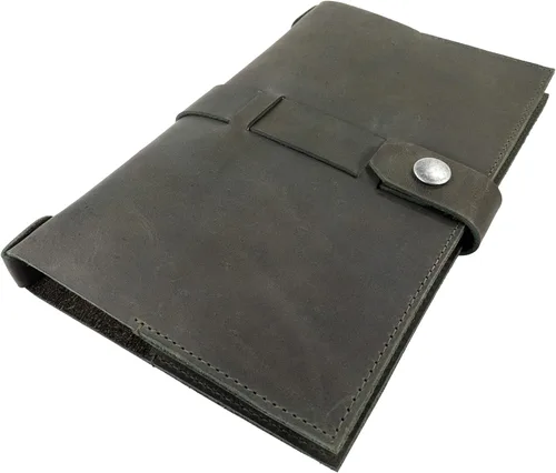 Vista 3 de Hide & Drink, Riveted Notebook Cover for Moleskine (5 x 8.25 in.) Notebook NOT Included (Dark Jade)