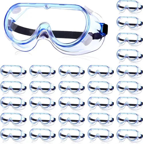 Vista 11 de Yunsailing Gafas protectoras de seguridad para laboratorio, transparentes, antivaho y protección ocular, para hombres y mujeres
