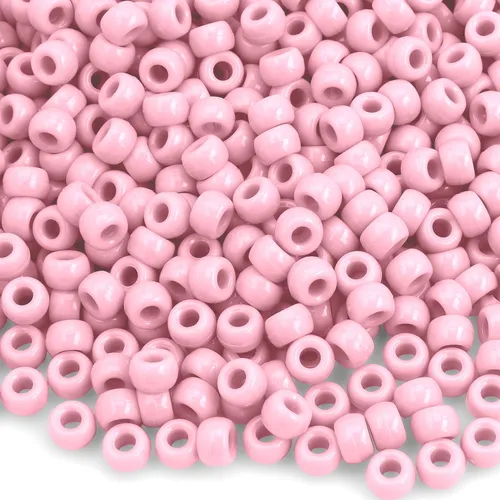 Vista 39 de Cuentas de poni, 4000 unidades, cuentas para pulseras, cuentas para el cabello, cuentas para hacer joyas, cuentas de plástico para manualidades