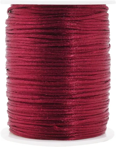 Vista 28 de Mandala Crafts Cordón de nailon satinado de 1/64 pulgadas (0.024 in), 100 yardas para pulseras, collares, joyas y adornos de macramé