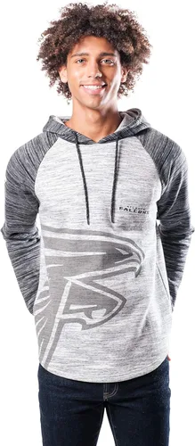 Vista 45 de Ultra Game Sudadera con capucha retro oficial de la NFL para hombre