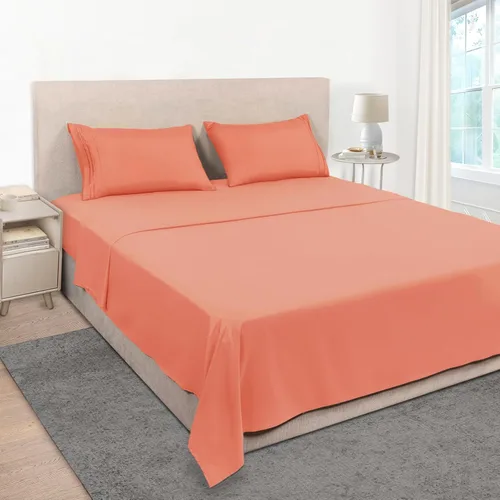 Vista 79 de Mejoroom Sábanas a rayas tamaño completo - sábanas de lujo de 1800 hilos con bolsillo profundo de 16 pulgadas, colección de ropa de cama de alta