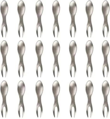 Juego de 21 soportes de maíz de acero inoxidable para mazorcas de maíz para barbacoa, tenedor de cocina casera (tenedor de maíz)