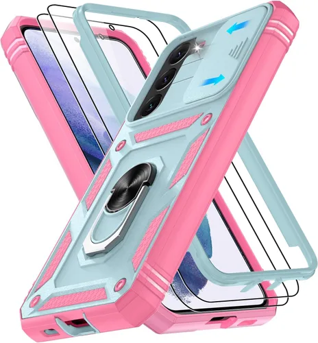 Vista 88 de Gritup Funda para Google Pixel 6: Funda Pixel 6 con 2 protectores de pantalla, soporte magnético y cubierta de cámara deslizante Funda de grado