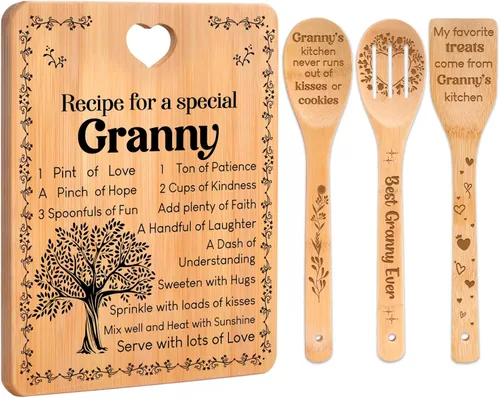 Vista 10 de Regalos de cumpleaños número 30 para mujeres – Regalos de cumpleaños número 30 para hombres, tabla de cortar, hecha de bambú grabada "Year 1995 News