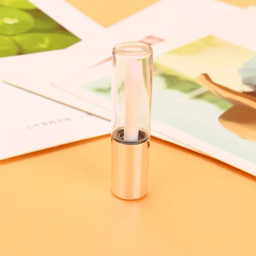 Vista 4 de TOPINCN Mini tubo transparente de brillo labial, botella vacía de bálsamo labial de 0.04 fl oz, contenedores de brillo de labios, botellas