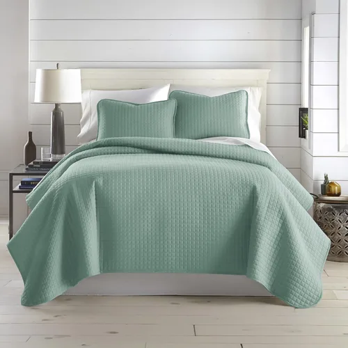 Vista 44 de Southshore Fine Living, Inc. Juego de edredón individual XL, colcha de microfibra acolchada, juego de edredón individual con funda de almohada, ropa