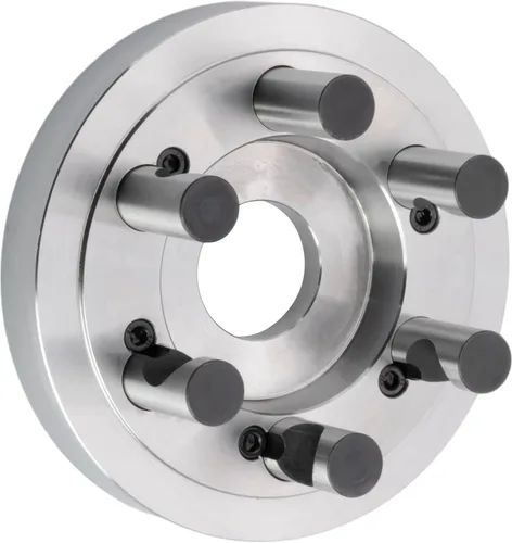 Vista 5 de CME Portabrocas de torno independiente de 4 mordazas de 5 pulgadas con placa de respaldo semiacabada Camlock D1-5, máquina para adaptarse a
