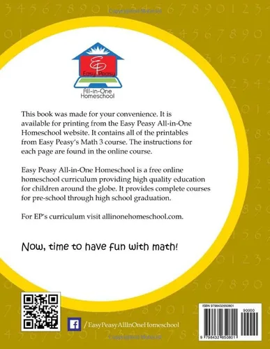 Vista 2 de EP Math 3 Printables Part of the Easy Peasy All-in-One Homeschool