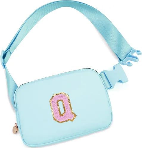 Vista 31 de Bolsa de cinturón para niñas y mujeres, bolsas cruzadas, riñonera, riñonera personalizada, Negro, Small