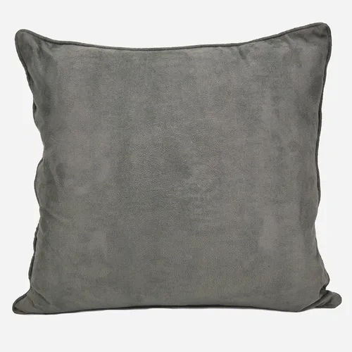 Vista 2 de Donna Sharp Almohada decorativa con diseño de viaje en canoa (gris) y cierre de cremallera fácil de quitar, almohadas cuadradas para sofá, camas