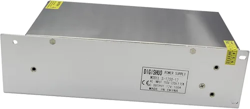 Vista 2 de DIGISHUO Adaptador de fuente de alimentación DC 12V 100A 1200W Interruptor transformador AC 110V/220V a DC 12V 100Amp Convertidor de conmutación
