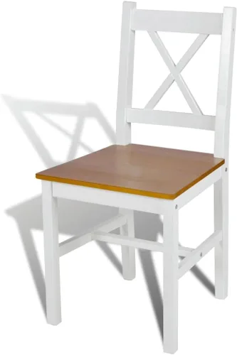 Vista 3 de Sillas de comedor, taburete de madera, silla de comedor con respaldo adecuada para comidas diarias o eventos especiales, como reuniones, cocina