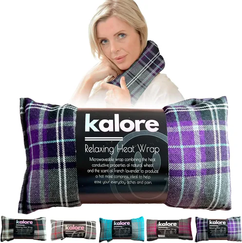 Vista 17 de Bolsas térmicas para microondas para calidez en invierno, comodidad para la espalda, el estómago y la cabeza – Envoltura de cuello de algodón tartán