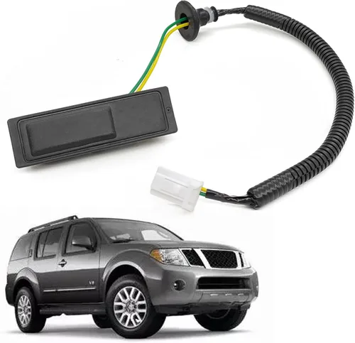 Vista 9 de Botón de escotilla de liberación de cerradura de puerta trasera Compatible con interruptor de botón de liberación de escotilla HDL exterior montaje