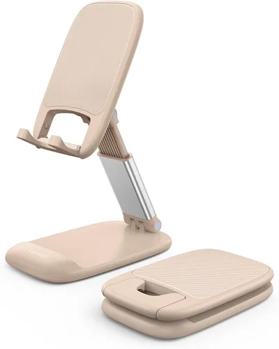 Vista 11 de Lamicall Soporte de teléfono celular para escritorio, [altura ajustable], soporte plegable para teléfono celular, soporte portátil para iPhone 17