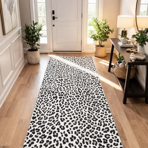 Vista 13 de Ottomanson Leopard Kitchen Rugs - Washable Runner Rug, Non Slip Entryway Rug, Durable Kitchen Mats for Floor - Stylish and Functional Home Decor