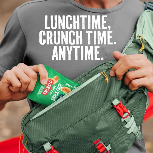 Vista 7 de Emerald Nueces, paquetes de 100 calorías, 7 unidades, anacardos de sal y pimienta, 4.34 onzas