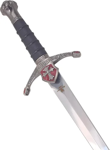 Vista 10 de Snake Eye Tactical Cuchillo de caza de diseño histórico de lobo medieval con vaina