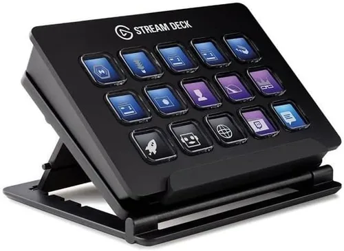 Elgato Stream Deck - Personaliza un paquete de 15 teclas LCD con controlador de creación de contenido en vivo distribuidor autorizado