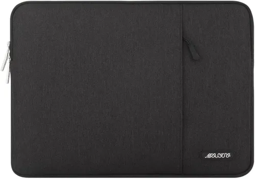 Vista 33 de MOSISO Funda vertical de poliéster con bolsillo para laptop de 13 pulgadas, para computadora MacBook Air M4, M3, M2 y M1 de 2025 a 2018 y Pro M2