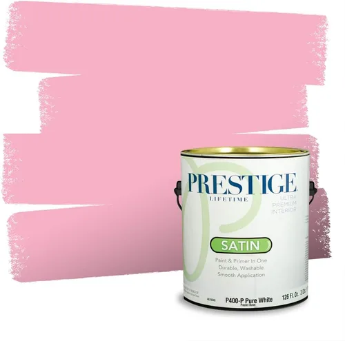 Vista 47 de Prestige Paints Pintura exterior e imprimación en uno, 1 galón, plano, coincidencia comparable de Valspar* Amber Rose*