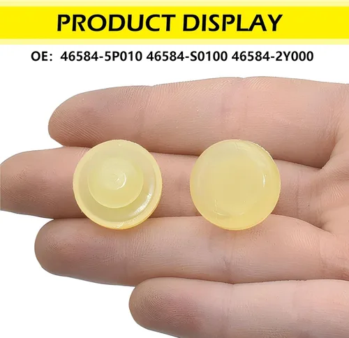 Vista 6 de Ajxn 4 PCS Topes de Interruptor de Freno, Almohadilla de Pedal de Freno Automático Tope de Interruptor de Luz de Freno Almohadilla de Interruptor