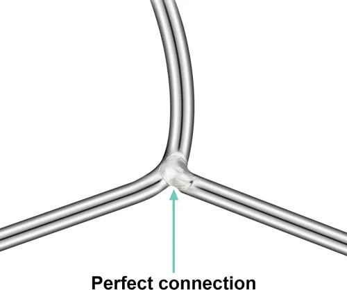 Vista 3 de TIMMY Wire perchas Pack 30 acero inoxidable fuerte metálica perchas ropa 16,5 pulgadas