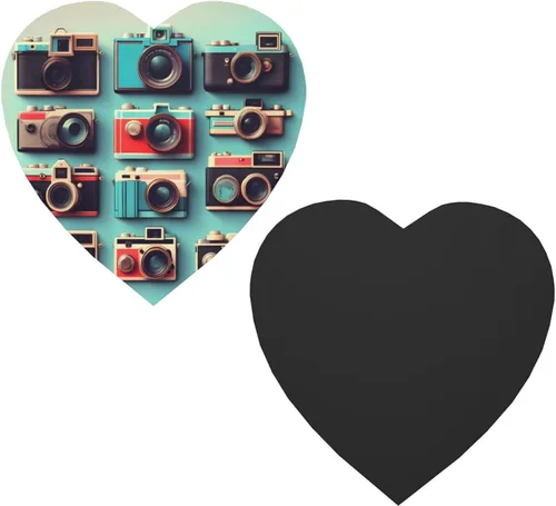 Vista 2 de Retro Cool Camera Collection Print Soft Magnetic Fridge Magnets Decor for Home, Office and Present Giving