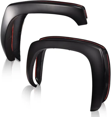 Vista 12 de G-PLUS Guardabarros, compatible con Chevy Silverado 07-13 1500/07-14 2500HD 3500HD, 78.0"/97.6" de cama larga