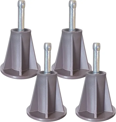 Home's Place Patas de marco de cama de acero para reemplazar las ruedas. Evita deslizamientos. Resistentes patas de marco de cama de repuesto con