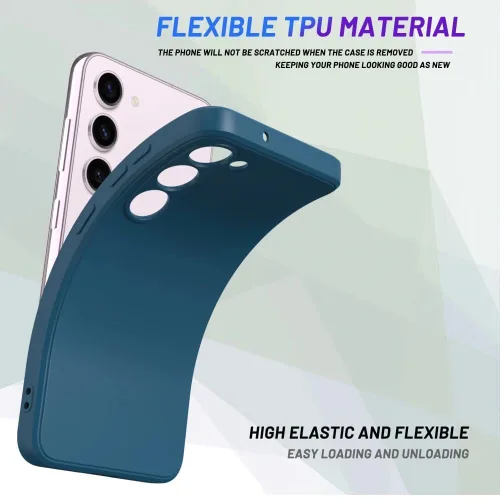 Vista 726 de Funda para Samsung Galaxy Note 8, color negro, resistente a los arañazos con tacto suave, delgada funda delgada para Samsung Galaxy Note 8