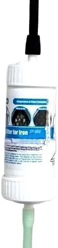 Silvar Star SF-100 - Filtro de agua en línea para planchas de vapor de alimentación por gravedad
