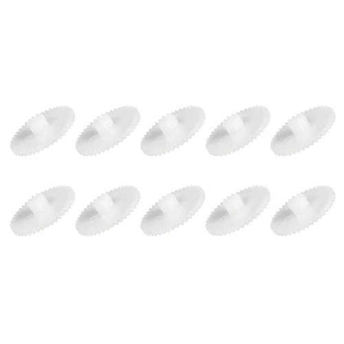 DMiotech Paquete de 10 engranajes de plástico de 40 dientes, modelo 40102B, engranajes helicoidales de plástico para automóviles de bricolaje,