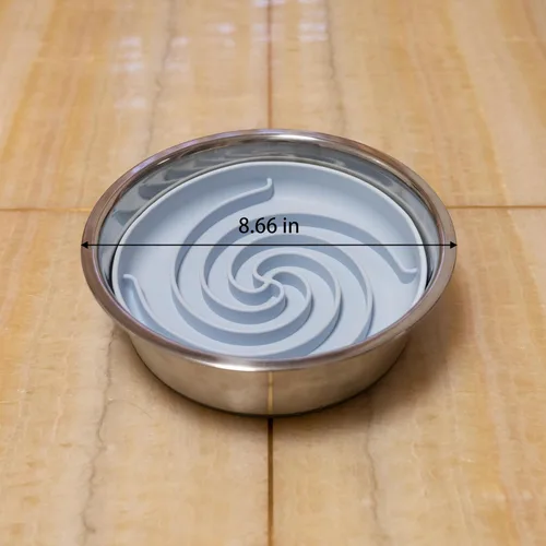 Vista 5 de Bifeaw Cuencos de Alimentación Lenta para Perros, Cuenco de Rompecabezas para Cachorros de Silicona Apto para Lavavajillas y Microondas con Diseño