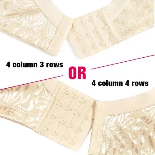 Vista 6 de Wingslove - Brasier reductor para mujer, cobertura completa, sin relleno, cómodo, sin aros, talla extragrande