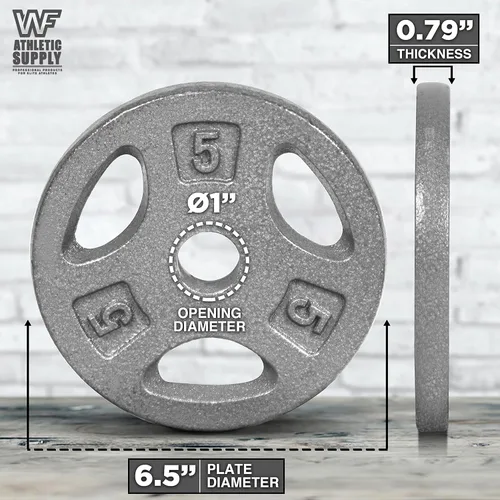 Vista 5 de WF Athletic Supply Juego de mancuernas ajustables con mango de barra recta o rizado EZ roscado cromado de 1 pulgada, entrenamiento de fuerza