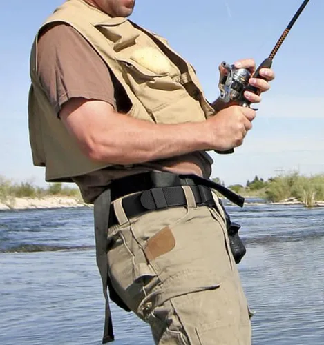 Vista 9 de BULLIANT Cinturón táctico para hombre, cinturón de trabajo militar de nailon de 1.5 pulgadas con hebilla de liberación rápida resistente