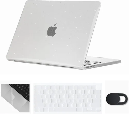 Vista 19 de Se7enline Funda compatible con MacBook Air de 15 pulgadas 2024 M4 M3 M2 para A2941/A3114/A3241, funda rígida mate para laptop, con funda protectora