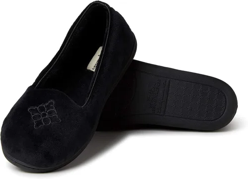 Vista 3 de Dearfoams - Rebecca Chenille cerrado espalda con pantuflas anchas