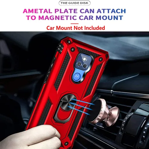 Vista 5 de STARSHOP Funda para Moto G Play 2021, funda para Motorola G Play 2021, con protector de pantalla de vidrio templado incluido, funda protectora