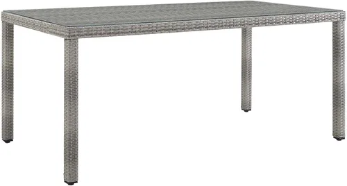Vista 9 de Modway Aura Piece - Juego de mimbre para exteriores, Moderno/Contemporáneo, gris gris