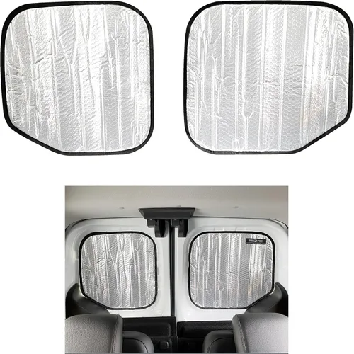 Parasol para ventana trasera (2 unidades) ajuste personalizado para Ford Transit Connect Passenger Wagon Cargo Minivan 2014 2015 2016 2017 2018 2019