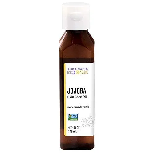 Vista 10 de Aura Cacia Aceite natural para el cuidado de la piel, Jojoba equilibrante, 4 onzas líquidas