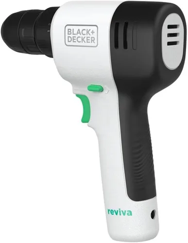 Vista 3 de BLACK+DECKER Reviva - Taladro inalámbrico de 12 V, par de 230 libras, hecho de material reciclado (REVCDD12C)